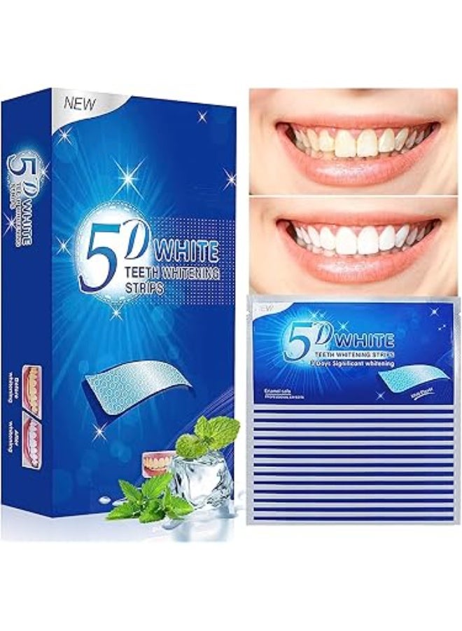 5دي شرائط تبييض الاسنان 5D شرائط بيضاء 5 قطعه - Image 5